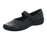 Semler Damen Mary Jane Halbschuhe Flora F5805 Soft-Nappa H-Weite Schwarz Gr. 38 (5 UK)