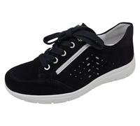 Semler Bequeme Schnürschuhe für Damen, blau, Größe 38 ½ EU / 5,5 UK