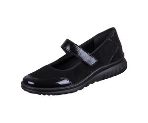 Semler Lena L5425-511-001 schwarz K-Lack Samt Chevr für Damen, schwarz, Größe 38 EU / 5 UK
