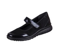 Semler Lena L5425-511-001 schwarz K-Lack Samt Chevr für Damen, schwarz, Größe 42 ½ EU / 8,5 UK