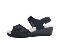 Semler Damen Ramona Riemchensandalen, Schwarz, 38 2/3 EU