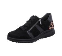 Semler S-CH/K-LACK/LEOPARD für Damen, schwarz, Größe 43 EU / 9 UK