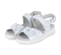 Semler Sandalen CLARA C7085-031-010 Silber Rauleder Gr. 41,5