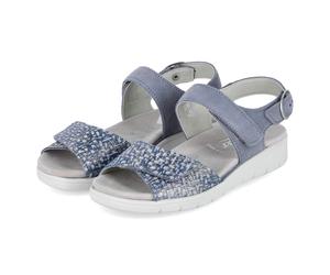 Semler Sandalen DUNJA - Gr. 41,5 - Blau - Rauleder