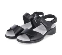 Semler Sandalen HEIKE - Gr. 38,5 - Schwarz - Glattleder
