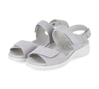 Semler Sandalen HEIKE Grau - Gr. 41,5 - Leder und Textil