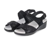 Semler Sandalen RAMONA - Gr. 34,5 - Schwarz - Rauleder