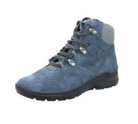 Semler SAMT-CHEV/STRICK für Damen, blau, Gr. 38 EU / 5 UK