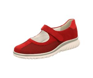 Semler STRICK/S-CH/M-CRASH für Damen, rot, Größe 35 ½ EU / 2,5 UK