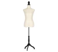 Semplix dekorative Schneiderpuppe mit Leinenbezug, höhenverstellbar