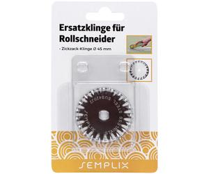 Semplix Ersatzklinge für Rollschneider Zacken (45 mm/ 1 St.)