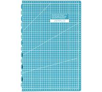 SEMPLIX faltbare Schneidematte A2 - Ideal für Bastel- Näh und Patchworkarbeiten (60 x 45 cm) (grau) (Türkis)