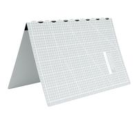 Semplix Faltbare Schneidematte hellgrau (60 x 45 cm/ Unterseite rutschhemmend) A2