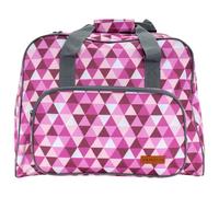 SEMPLIX Nähmaschinentasche Diamond, 45x34x24 cm, Beere/Rosa, gepolstert | Große Tasche für Nähmaschinen mit Zubehörfach, 2-Wege-Reißverschluss, stabilem Boden und Tragegriffen