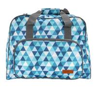 SEMPLIX Nähmaschinentasche Diamond, 45x34x24 cm, Petrol/Türkis, gepolstert | Große Tasche für Nähmaschinen mit Zubehörfach, 2-Wege-Reißverschluss, stabilem Boden und Tragegriffen
