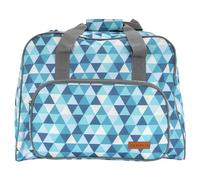 SEMPLIX Nähmaschinentasche Diamond, 45x34x24 cm, stabile Transport und Aufbewahrungs Tasche für Standard-Nähmaschinen Modelle (Petrol/Türkis)
