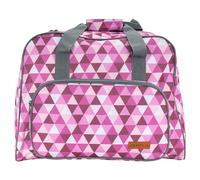 SEMPLIX Nähmaschinentasche Diamond, 45x34x24 cm, stabile Transport und Aufbewahrungs Tasche für Standard-Nähmaschinen Modelle (Beere/Rosa)