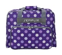 Semplix Nähmaschinentasche Polka Dots (lila/flieder)