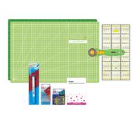 Semplix Patchwork Starter Set hellgrün/ grün + GRATIS Prym Aqua-Trickmarker