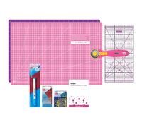 Semplix Patchwork Starter Set pink/ lila + GRATIS Prym Aqua-Trickmarker