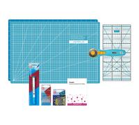 Semplix Patchwork Starter Set türkis/ petrol + GRATIS Prym Aqua-Trickmarker