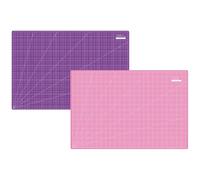 SEMPLIX Schneidematte A0 selbstheilend 120 x 80 cm Patchwork Basteln (Pink-Lila)