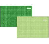 SEMPLIX Schneidematte A1 in Grün, Rosa, Grau, Türkis, Lila. Ideal fürs Basteln, Nähen und Patchworken. 90x60 Beidseitig Bedruckt. Vorderseite cm, Rückseite inch Bemaßung