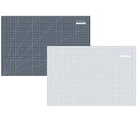 SEMPLIX Schneidematte A1 in Grün, Rosa, Grau, Türkis, Lila. Ideal fürs Basteln, Nähen und Patchworken. 90x60 Beidseitig Bedruckt. Vorderseite cm, Rückseite inch Bemaßung