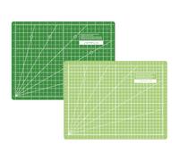 SEMPLIX Schneidematte A4 30x22 cm selbstheilend mit Inch-Skala | Selbstheilende 3-lagige Schneidematte mit Maßskalen, Winkellinien und Randzugabe für präzises Nähen, Patchwork & Basteln