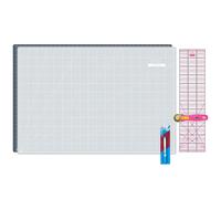 Semplix Schneidematten-Set A1 grau/ pink + GRATIS Prym Aqua-Trickmarker