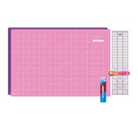 Semplix Schneidematten-Set A1 pink/ lila + GRATIS Prym Aqua-Trickmarker