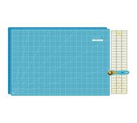 Semplix Schneidematten-Set A1 türkis/gelb (Matte 90 x 60 cm)