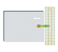 Semplix Schneidematten-Set A2 grau/grün (Matte 60 x 45 cm)