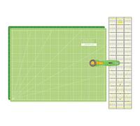 Semplix Schneidematten-Set A2 hellgrün/grün (Matte 60 x 45 cm)