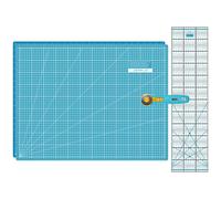 Semplix Schneidematten-Set A2 türkis/petrol (Matte 60 x 45 cm)