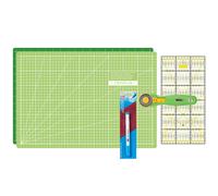 Semplix Schneidematten-Set A3 hellgrün/ grün + GRATIS Prym Aqua-Trickmarker