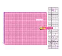 Semplix Schneidematten-Set pink/lila A2 (Matte 60 x 45 cm)