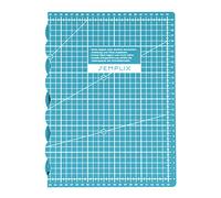 SEMPLIX selbstheilende Faltbare Schneidematte A3 in Petrol, Rosa, Dunkelgrau, Türkis, Beere, Hellgrau. Ideal für Bastel- Näh und Patchworkarbeiten (45 x 30 cm) (türkis)