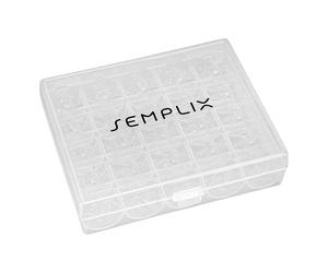 Semplix Spulenbox mit 25 Kunststoff Spulen CB (11,5 mm/ universal)