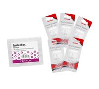 SEMPLIX Spulenbox mit 50 original Janome Spulen (CB-Greifer 20,5 x 11,5 mm)