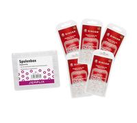 SEMPLIX Spulenbox + Orig. Singer Nähmaschinen-Spulen 50 St.