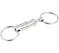 Semptec Urban Survival Technology Schlüsselring: Metall-Schlüsselanhänger mit schnellem Easyclip-Mechanismus (Schlüsselanhänger abnehmbar, Schlüsseltrenner, abnehmbaren Schlüsselringen)