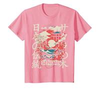 Sendai City Retro 90er Japan Ästhetik 80er Jahre Sendai T-Shirt, Kinder, Rosa, 152