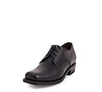 Sendra 530 Stiefeletten Stiefel Boots Cowboystiefel Westernstiefel Schwarz Unisex Inclusive Roy Dunn´s Lederfett Tragetasche (46)