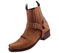 Sendra Biker Stiefelette 6445 Braun, Schuhgröße:EUR 45