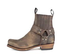 Sendra Boots - 8286 Cowboystiefel für Damen und Herren mit Schuhabsatz und runder Spitze - Country Boots Style in Braun - Elegante CowboyStiefel - 44