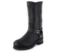 Sendra Boots Herren Biker Boots 12397 Negro Engineerstiefel mit Stahlkappe Schwarz 45 EU