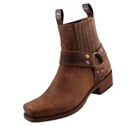 Sendra Boots Herren Biker Stiefelette Braun EU 45