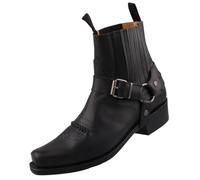 Sendra Biker Stiefelette 6445 Schwarz, Schuhgröße:EUR 44