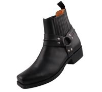 Sendra Boots Herren Biker Stiefelette Schwarz EU 44